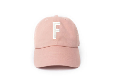 Dusty Rose Letter Baseball Hat
