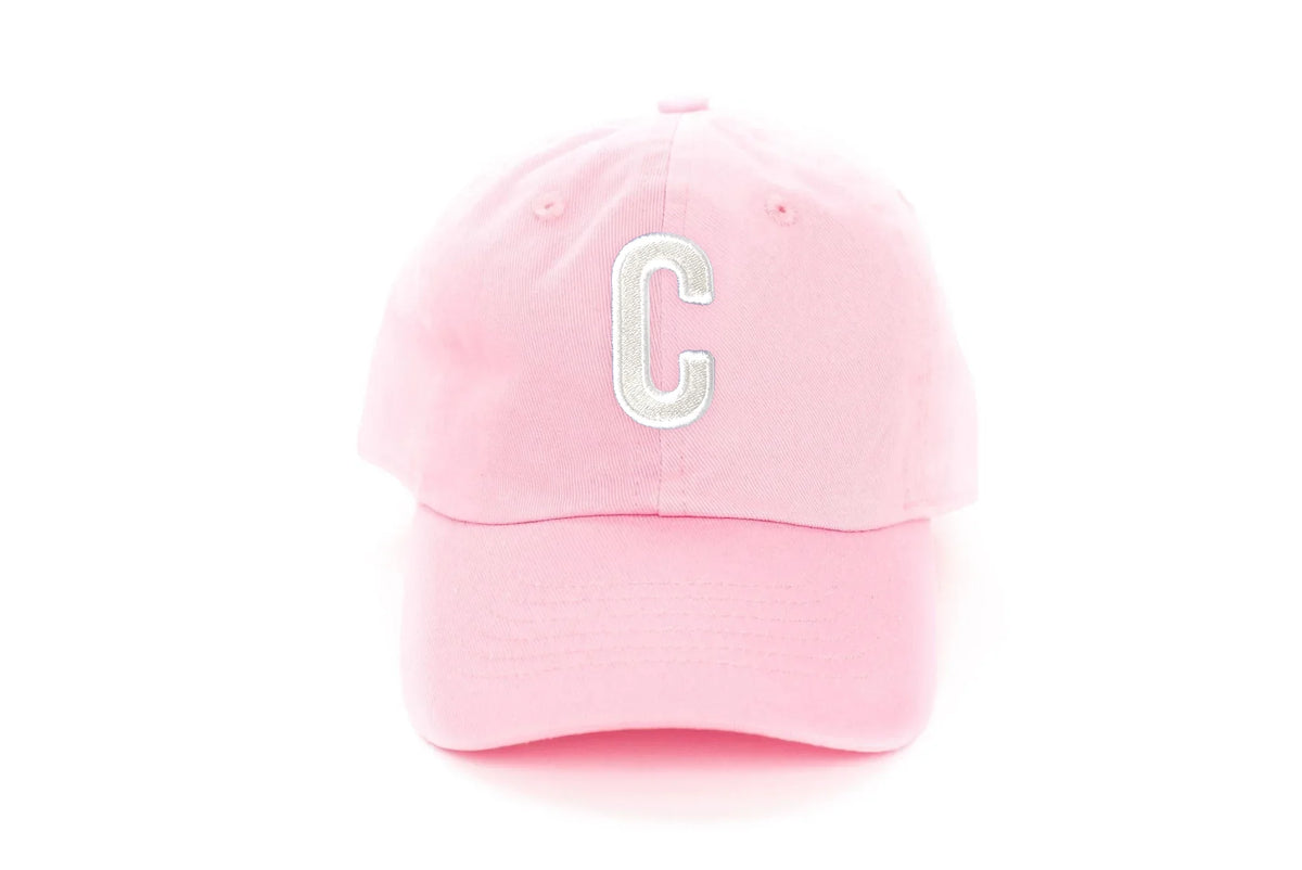 Light Pink Letter Baseball Hat