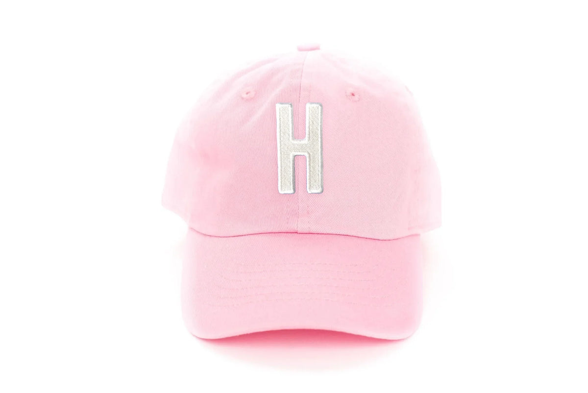 Light Pink Letter Baseball Hat
