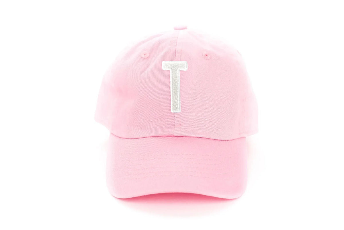 Light Pink Letter Baseball Hat