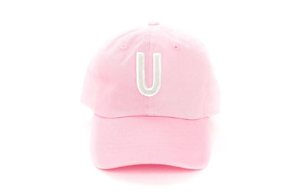 Light Pink Letter Baseball Hat