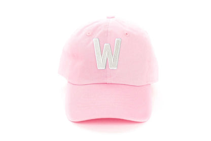 Light Pink Letter Baseball Hat