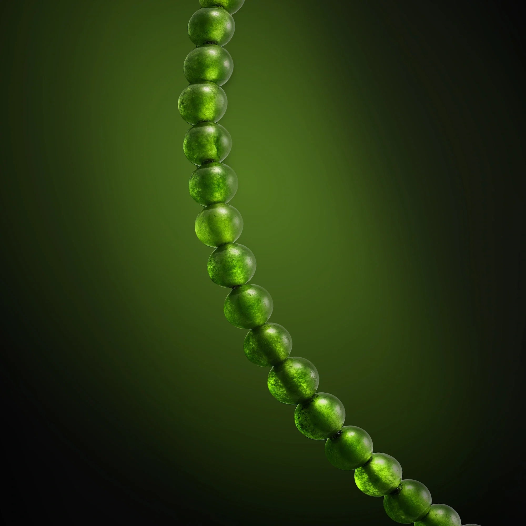 Spiritual Bead Set 8mm - Green Onyx & Riverstone