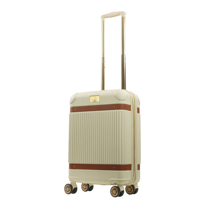 Tommy Bahama 22.5" Beige Hardside Spinner with Stripes