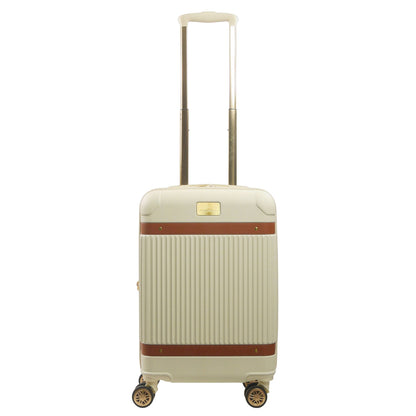 Tommy Bahama 22.5" Beige Hardside Spinner with Stripes