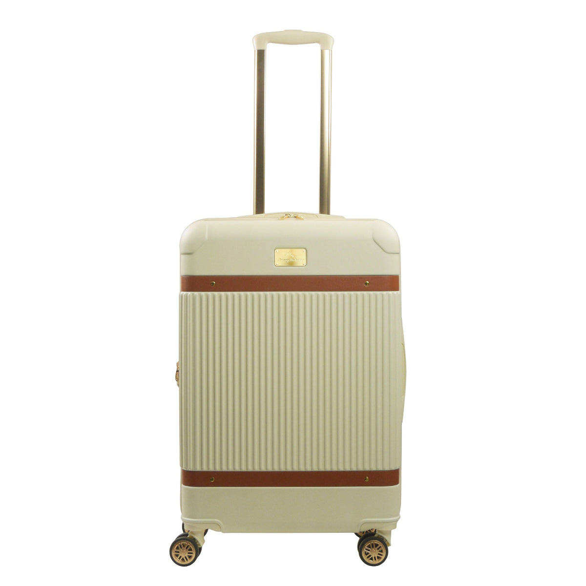 Tommy Bahama 26.5" Beige Hardside Spinner with Stripes