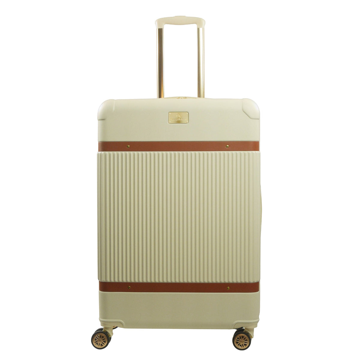 Tommy Bahama 30.5" Beige Hardside Spinner with Stripes