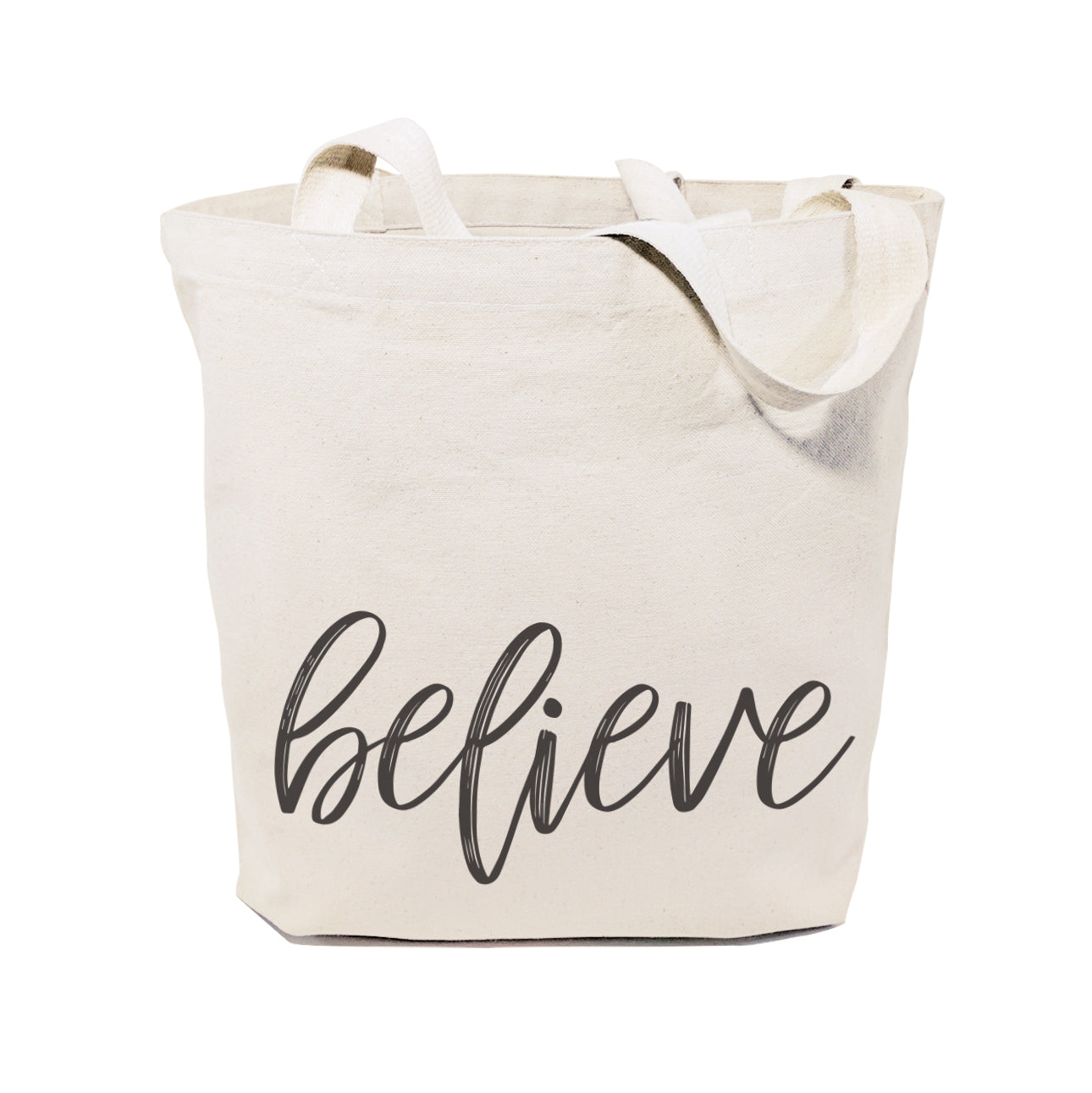 Believe Gym Cotton Canvas Tote Bag