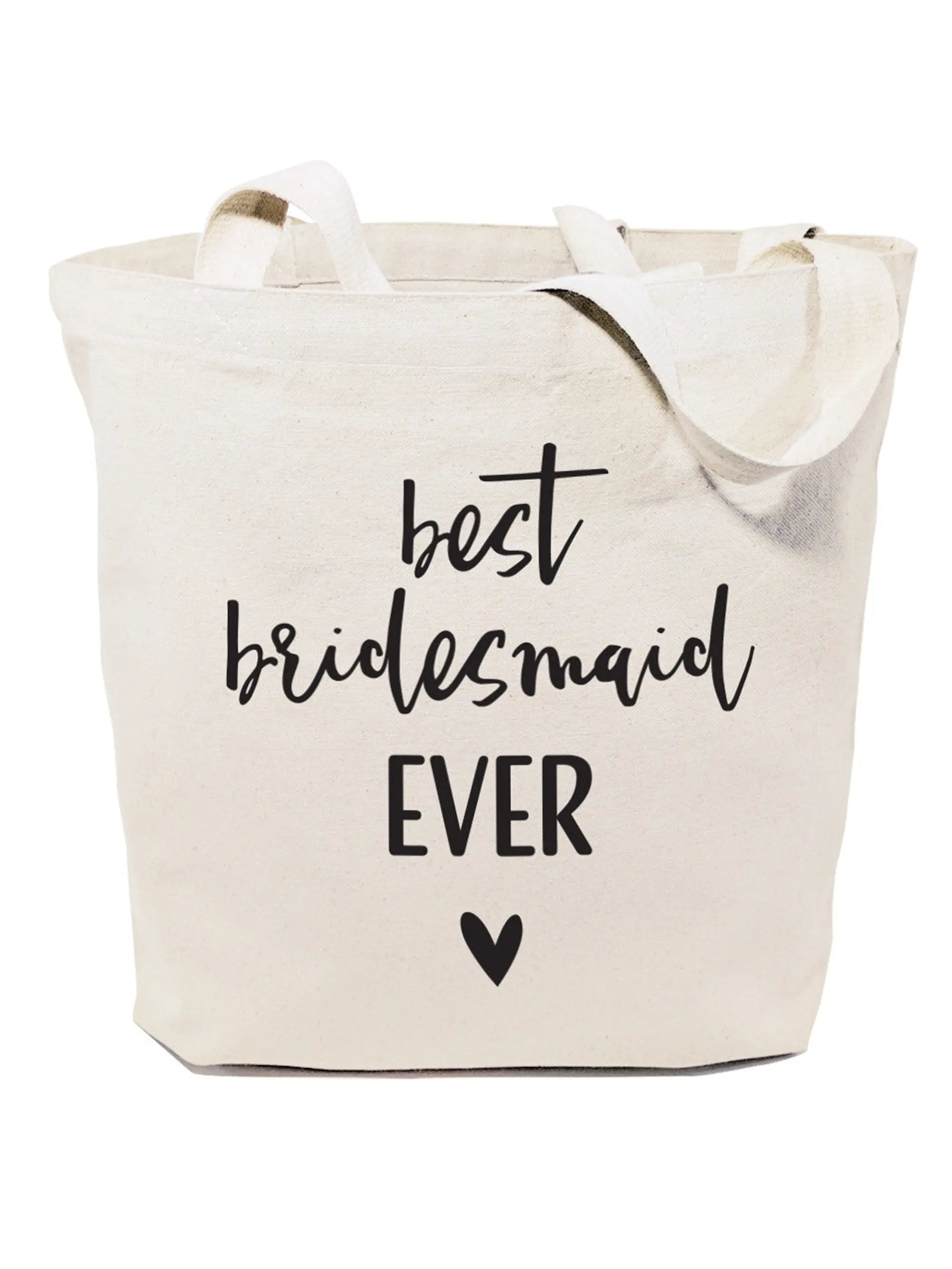 Best Bridesmaid Ever Wedding Cotton Canvas Tote Bag