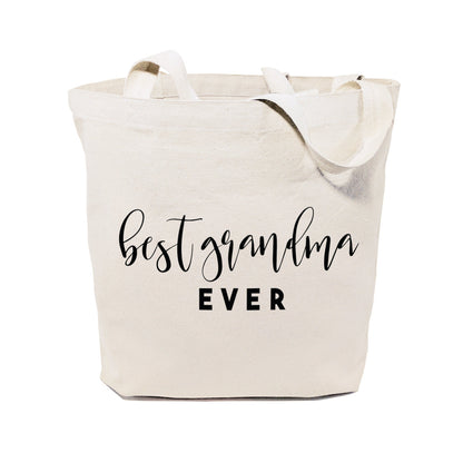 Best Grandma Ever Cotton Canvas Tote Bag