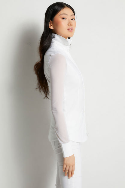 Beth Button-Front Shirt