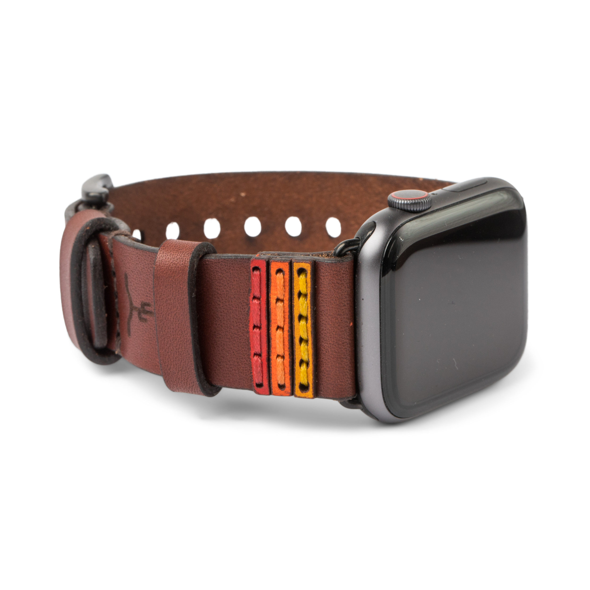 Apple Watch Strap // Medium Brown Bolt