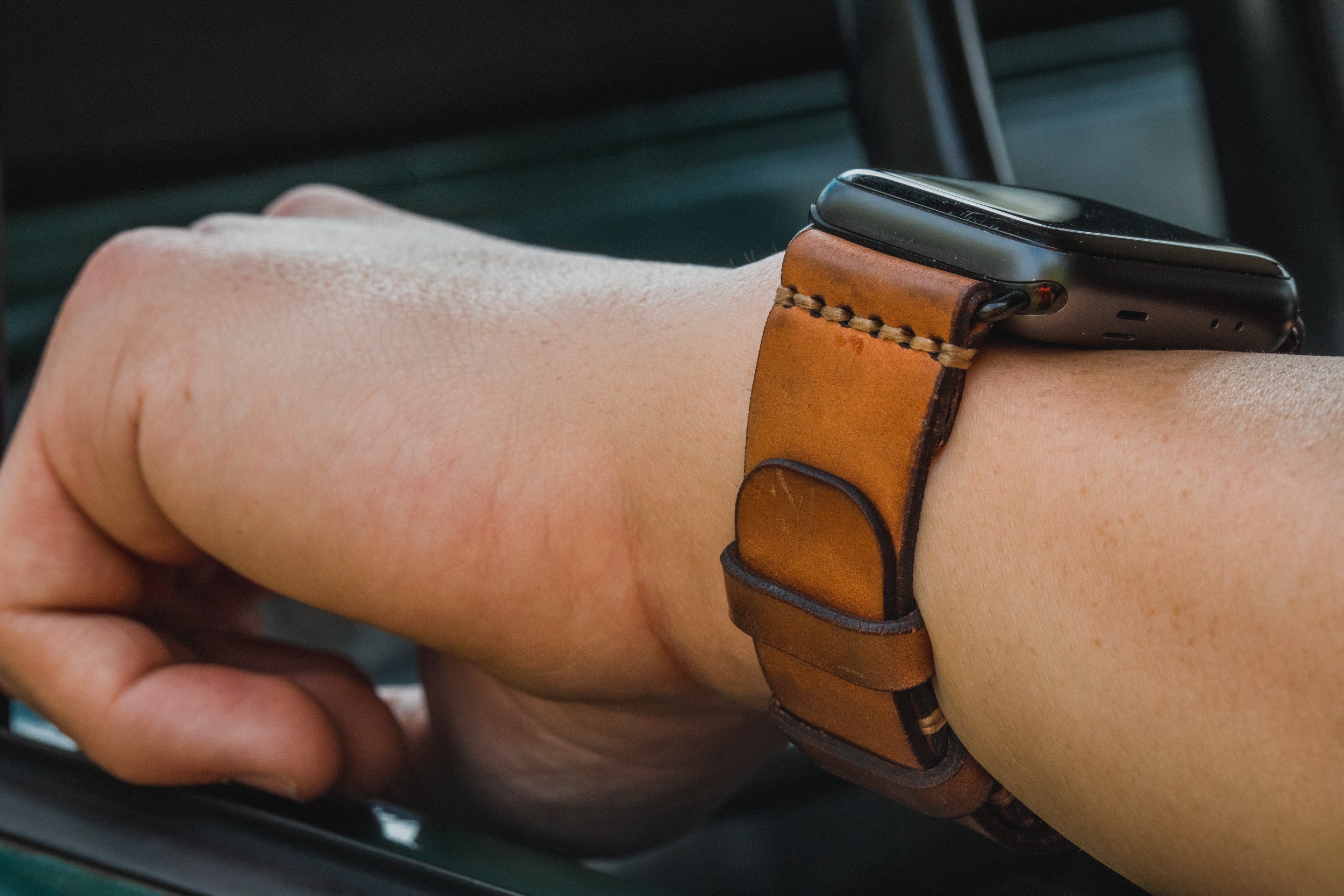 Apple Watch Strap // Whiskey Cordovan