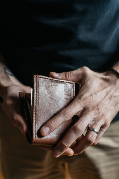 Bifold Wallet – Classic Full-Grain Leather Wallet
