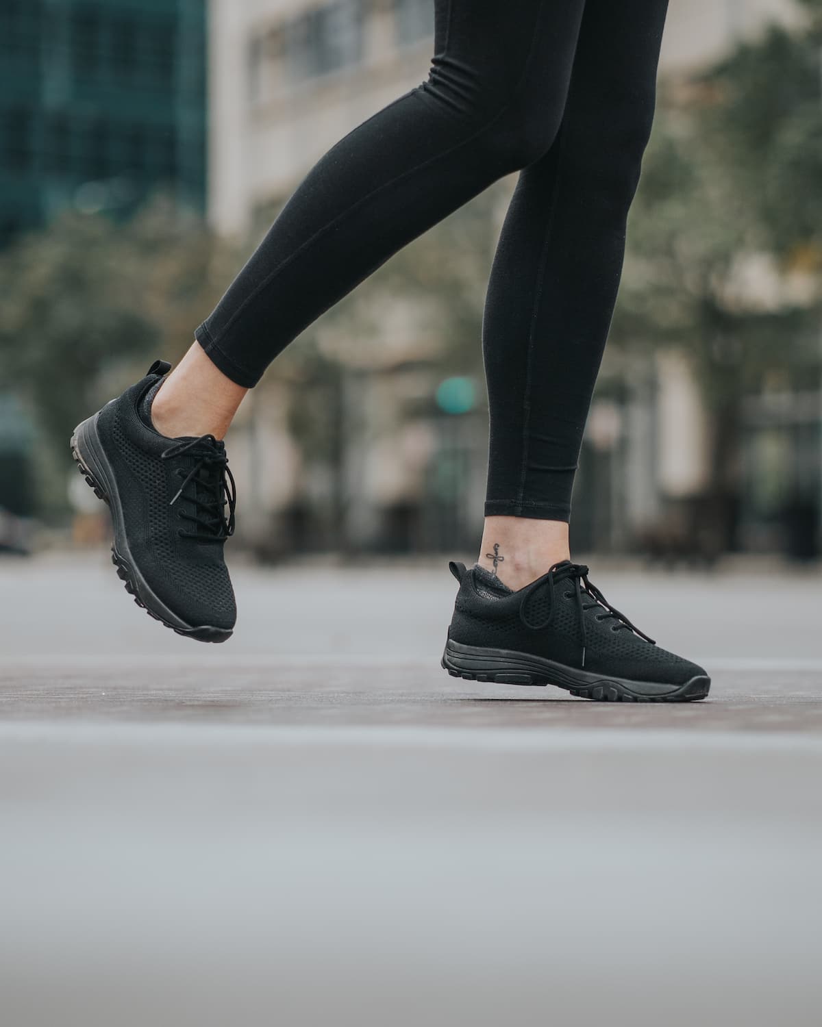 Grounding Sneakers • Black Knit