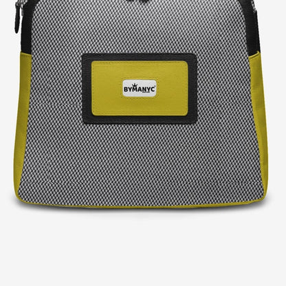 Black & Yellow Vegan Backpack BYMANYC ® New York – Italy Made