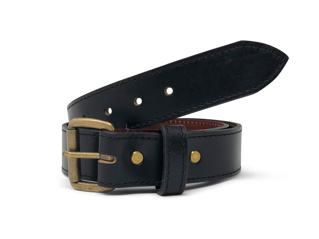 Handmade Leather Belt | Horween Chromexcel | Black