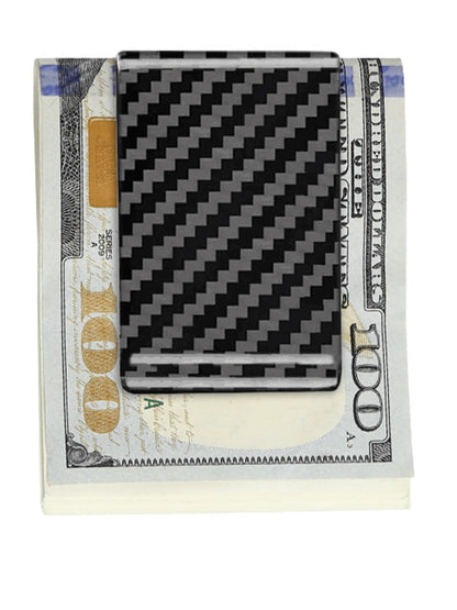 Black Carbon Fiber Money Clip