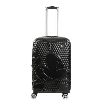 Mickey Mouse Rolling Luggage FŪL Disney Luggage 26" Black