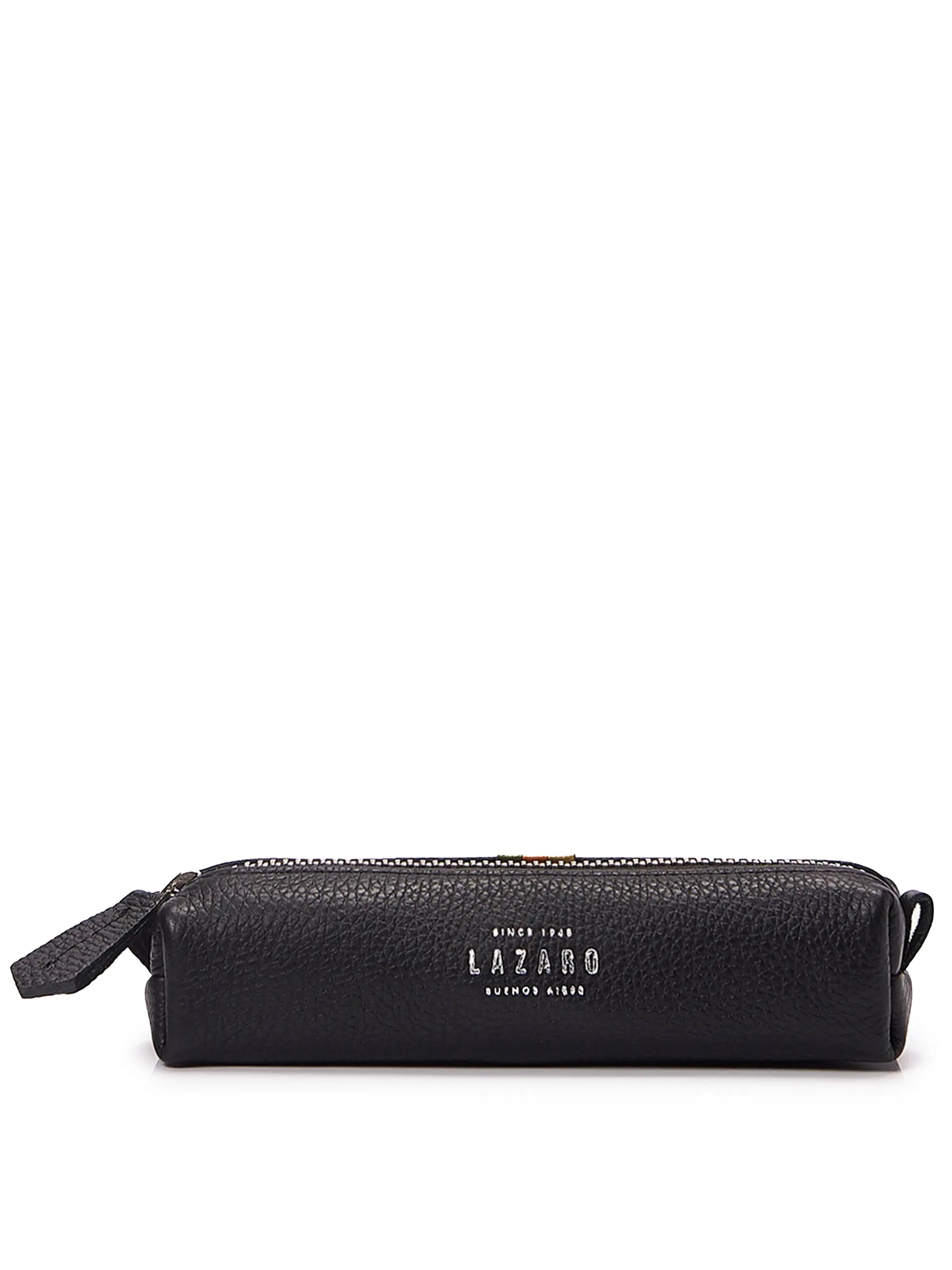 Black Leather Pencil Case