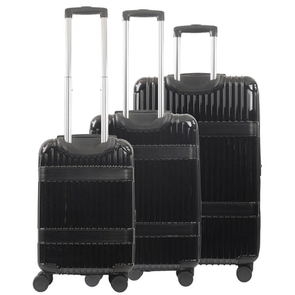 Martha Stewart The Bedford 3-Piece Hardcase Luggage Set