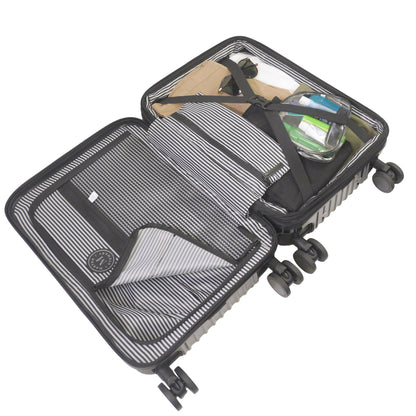Martha Stewart The Bedford 22" Hardcase Carry-On Spinner Suitcase