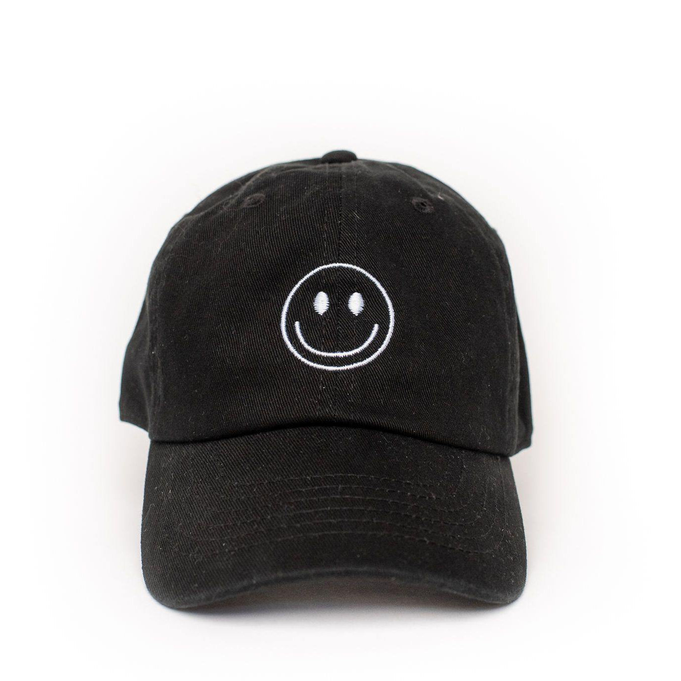 Smiley Face Hat in Black