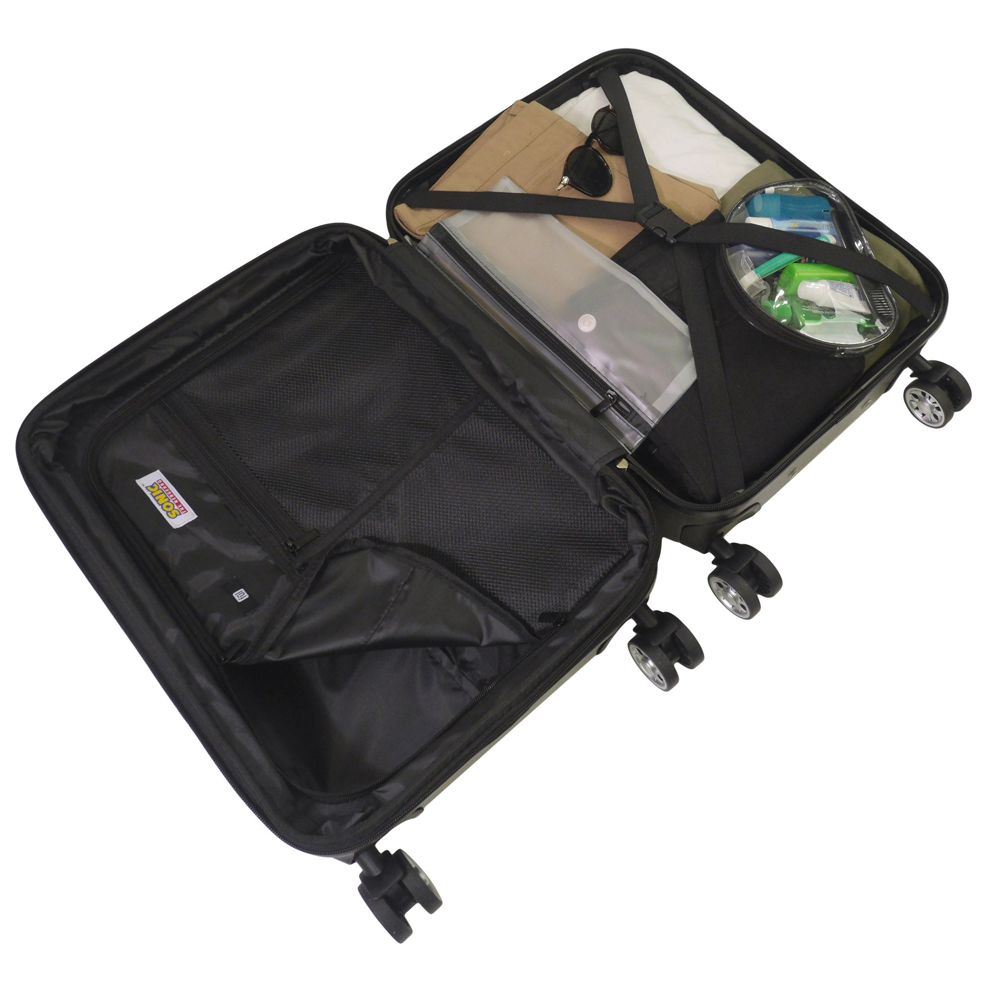 Sonic the Hedgehog Modern 21.5" Expandable Spinner Suitcase