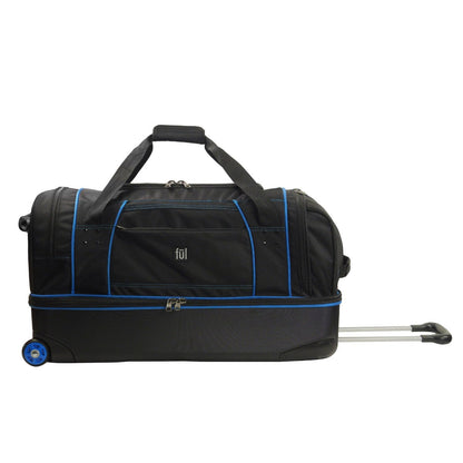 Workhorse 30" Split Level Black FŪL Rolling Duffle Bag