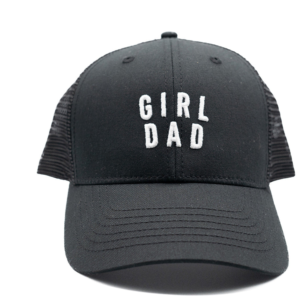 Girl Dad Hat in Black Snapback