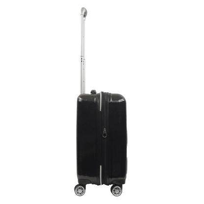 Peanuts Snoopy & Woodstock Black 22" Carry-on Spinner Luggage