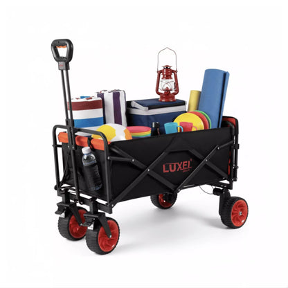 Compact Electric Camping Cart – Dual Motor & Foldable Design