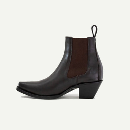 The Sandra Boot in Chocolate Brown
