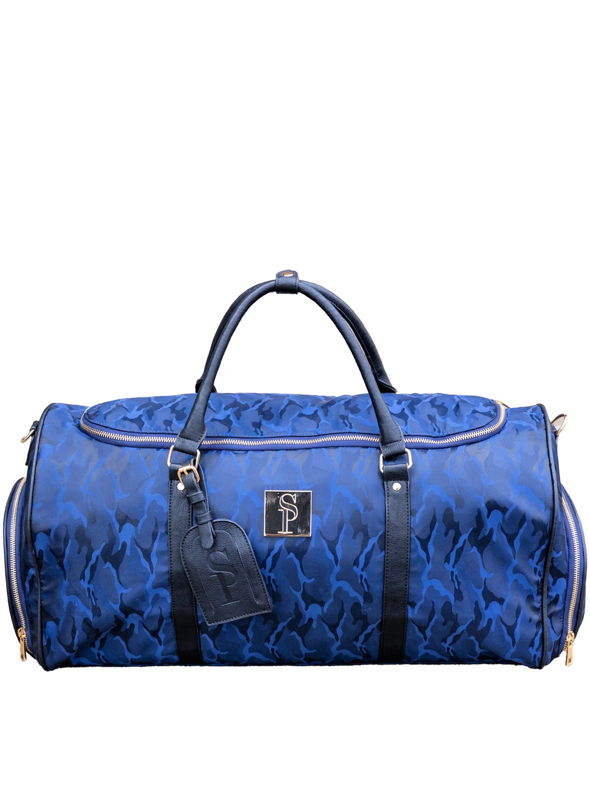 Blue Camo Duffle Bag (New Weekender Design)