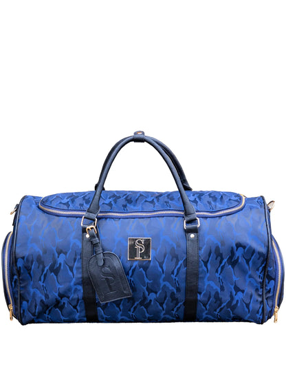 Blue Camo Weekender Duffle Bag