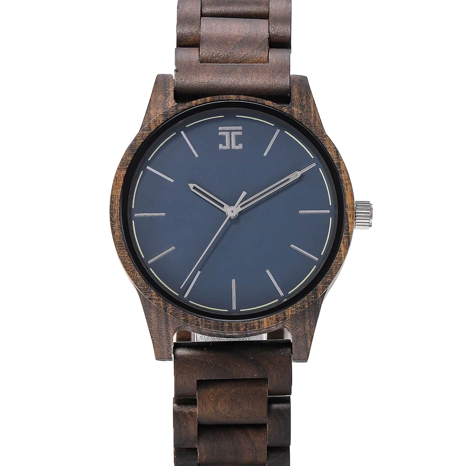 Atlantic | Dark Sandalwood w/ Blue Face