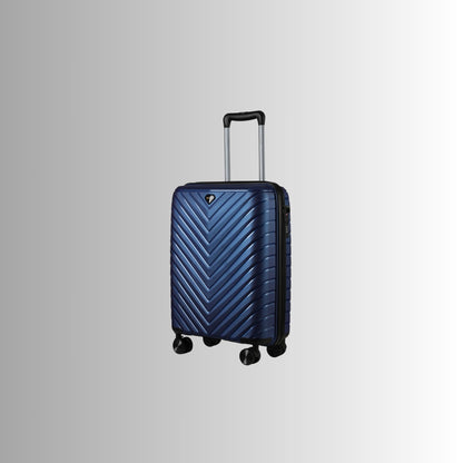 20-inch Blue Carry-On Hardcase Roller Luggage with 360° Wheels