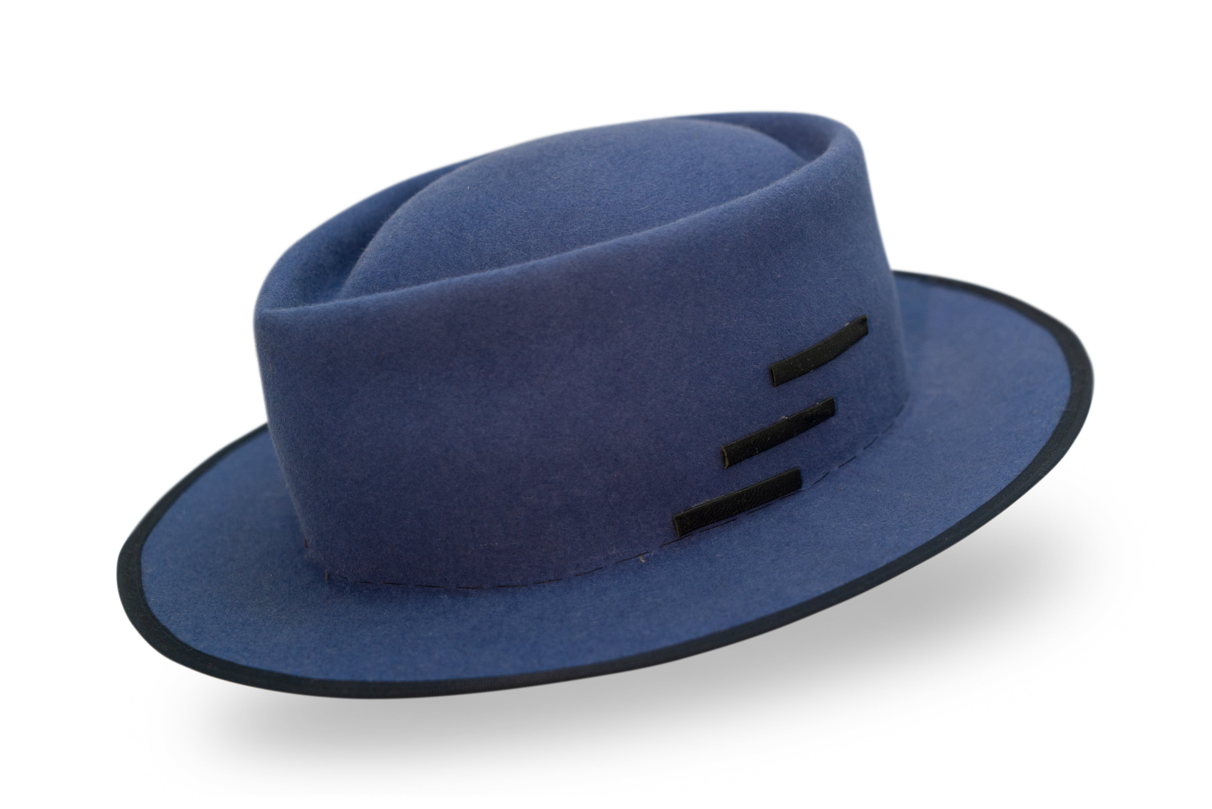 Blue Smoke Fedora Hat