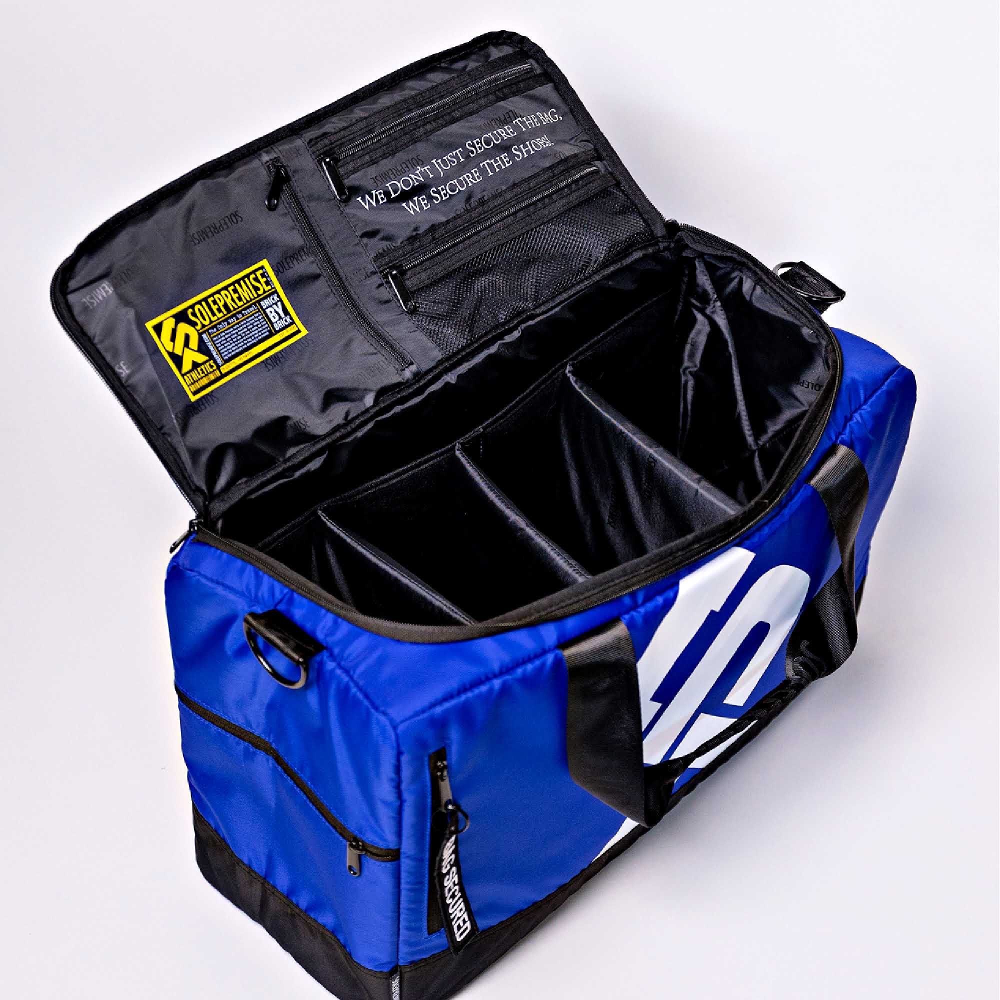 Blue Sneaker Duffel Bag