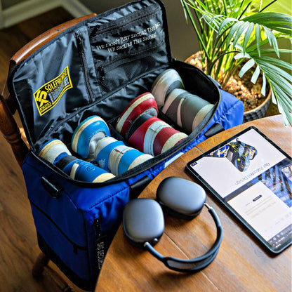 Blue Sneaker Duffel Bag