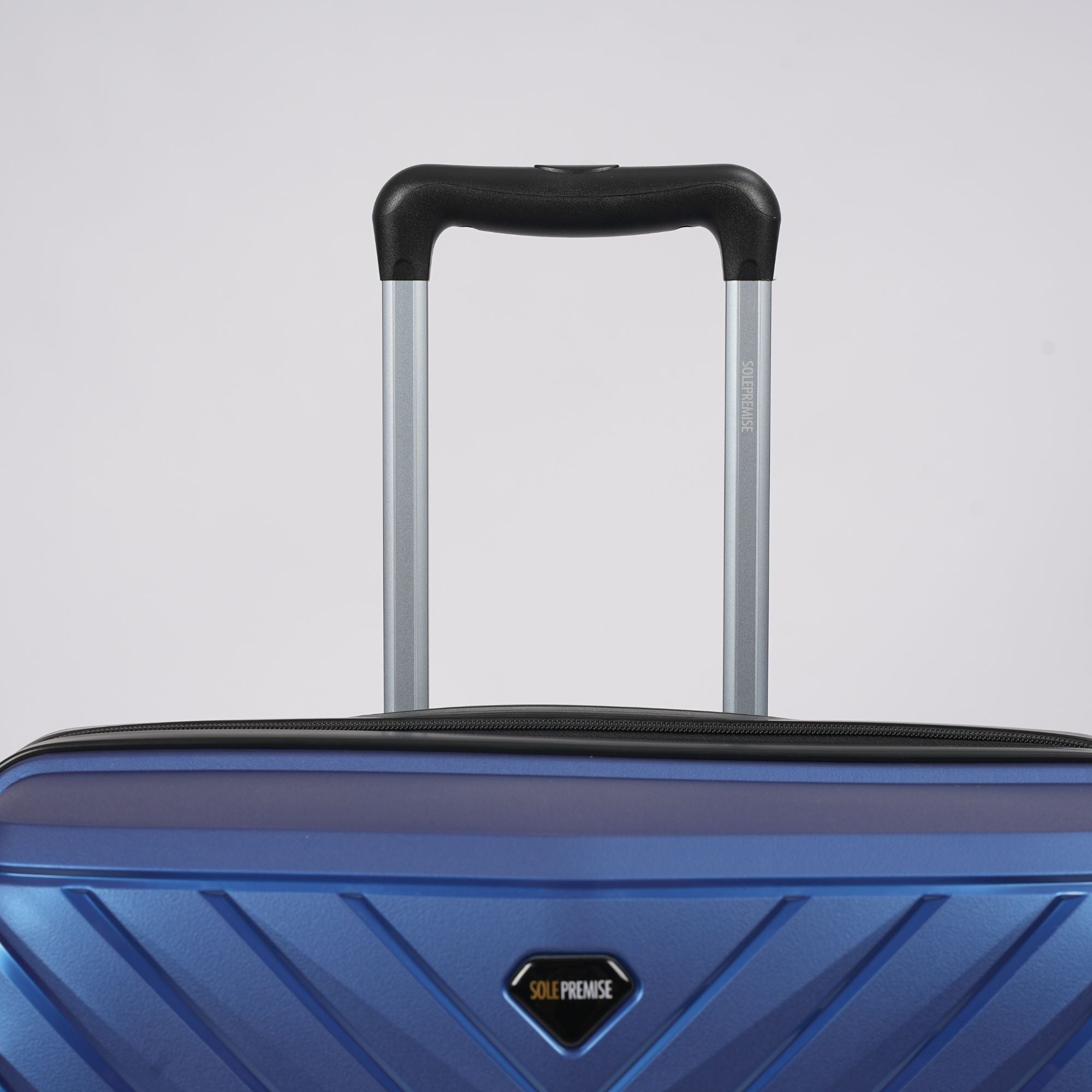 24-inch Blue Hardcase Roller Luggage with 360° Wheels & TSA Lock