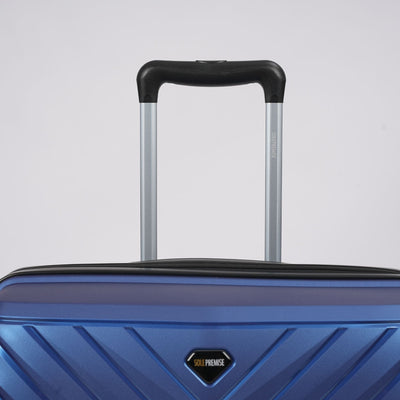 24-inch Blue Hardcase Roller Luggage with 360° Wheels & TSA Lock