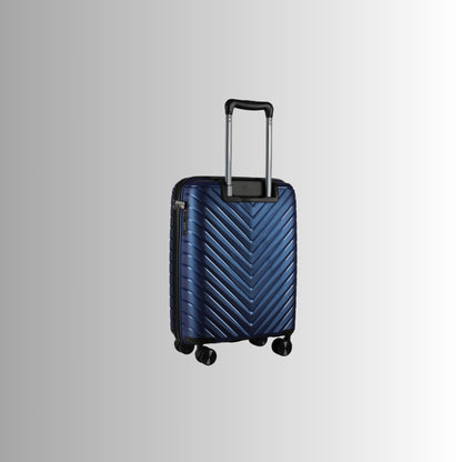 20-inch Blue Carry-On Hardcase Roller Luggage with 360° Wheels