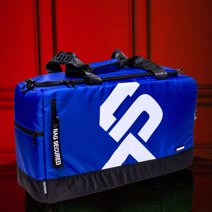 Blue Sneaker Duffel Bag