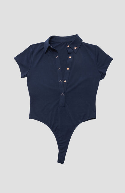 Foreplay Women’s Golf Polo Bodysuit - Short-Sleeve