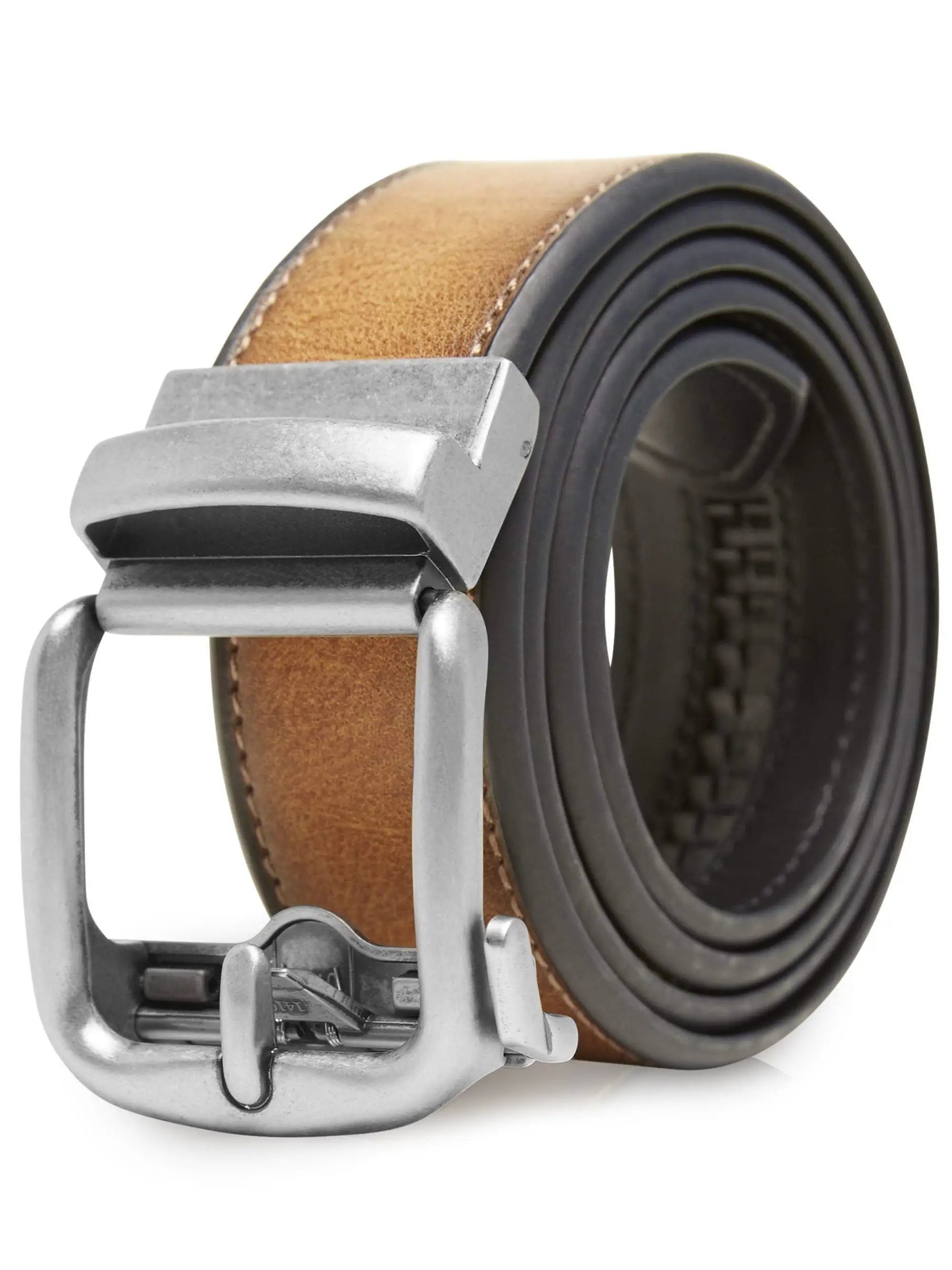 Bonded Leather Ratchet Belt