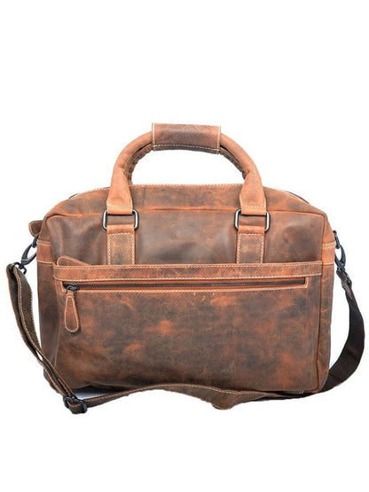 Brandon Spacious Buffalo Leather Shoulder Bag