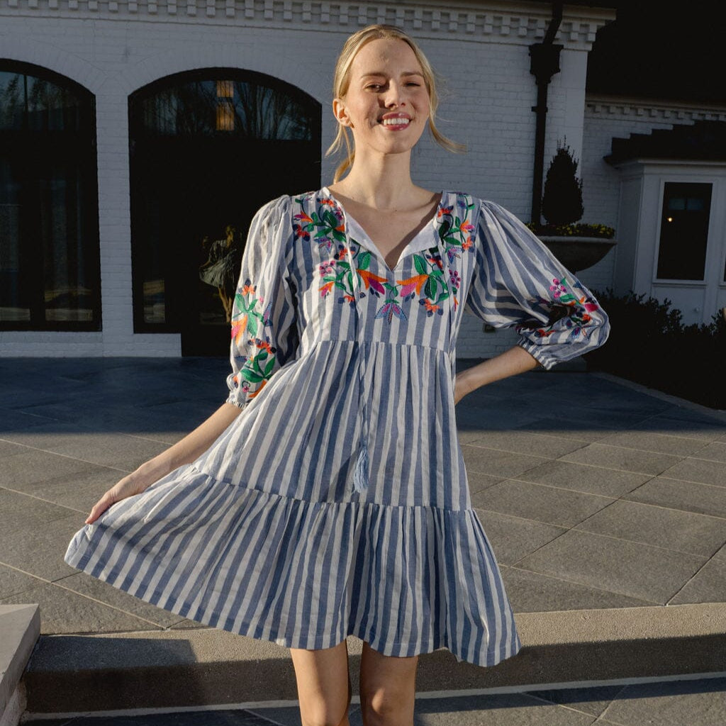 Paula Mini Dress | Striped