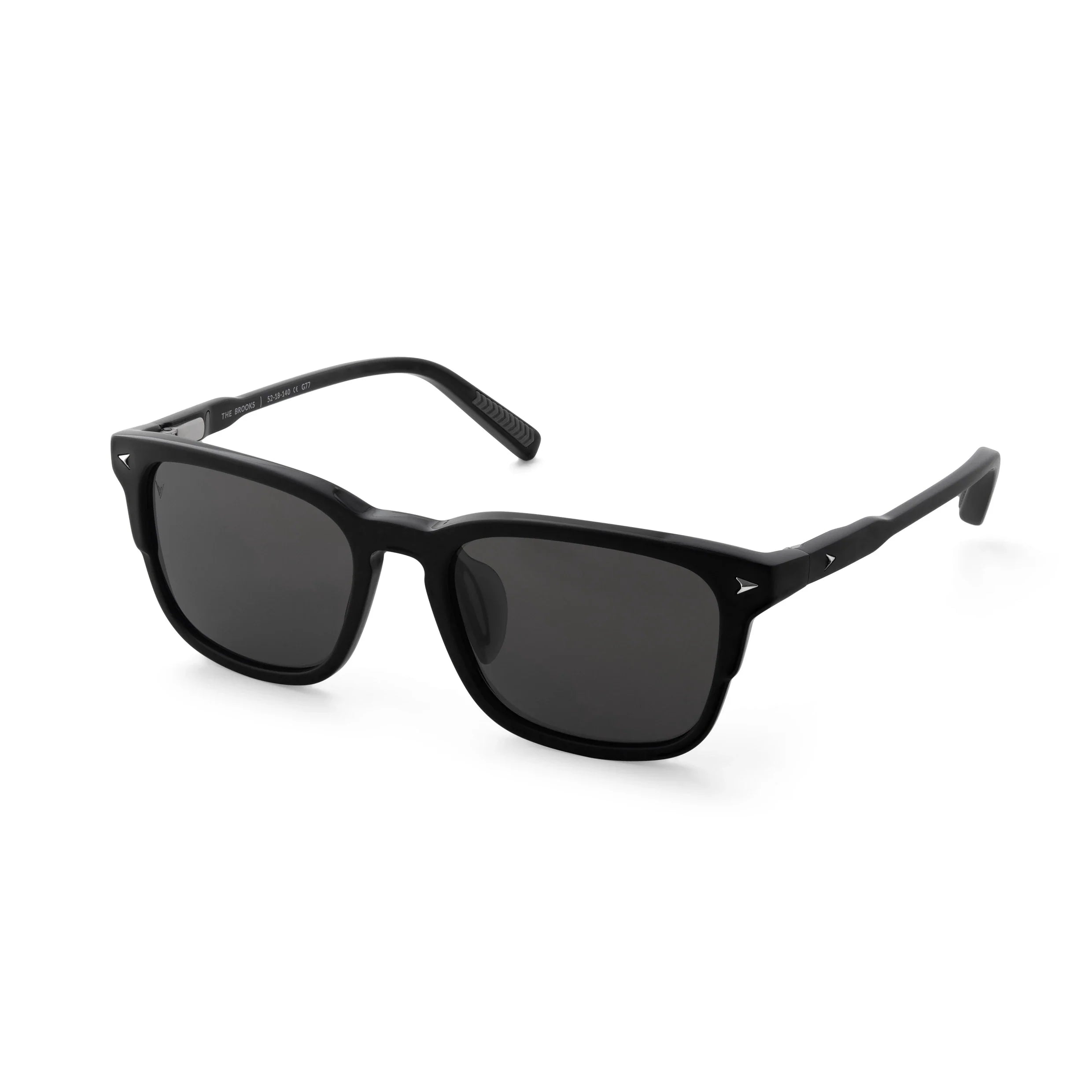 The Brooks Sunglasses - Semi Matte Black