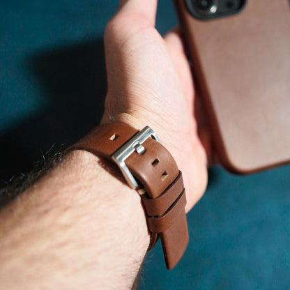 The Watch Band – Premium Leather Adjustable Watch Strap
